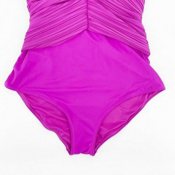 y by amir slama Fuschia Pink Swimsuit One Piece 38 - Picture 3 of 11